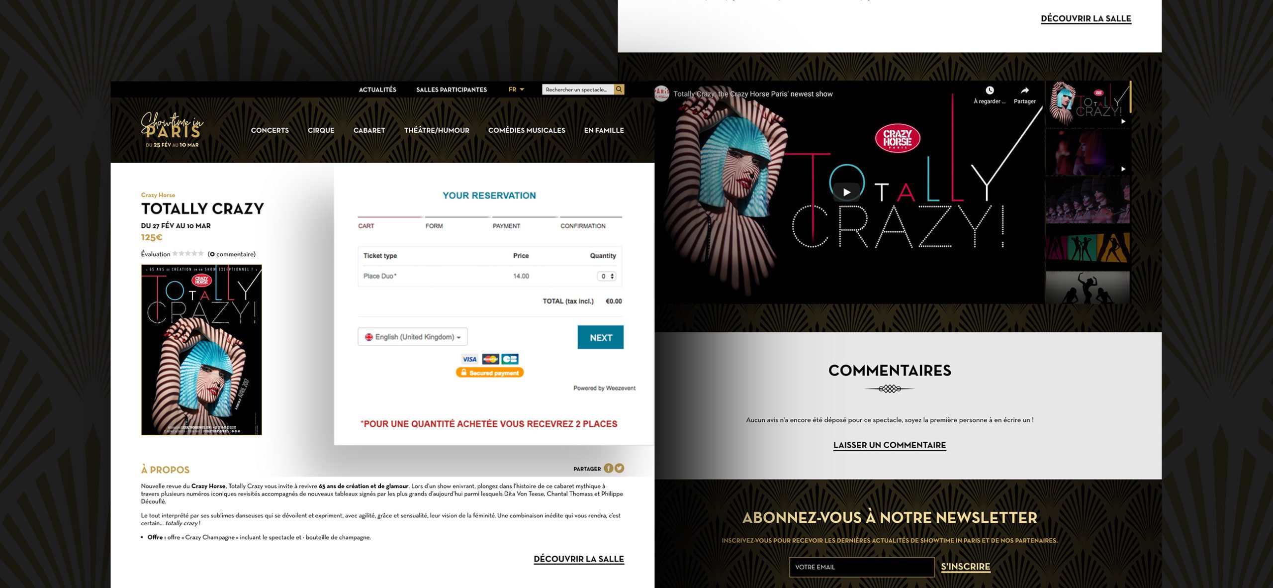 Page web Crazy Horse digital